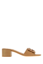 Camel Textured FF Slides 1