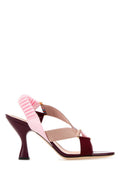 Multicolor Stripes Colibri Heels 1