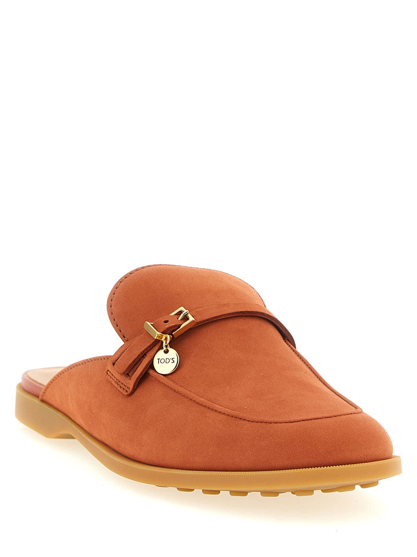 Orange Solid Sabots Slides 2