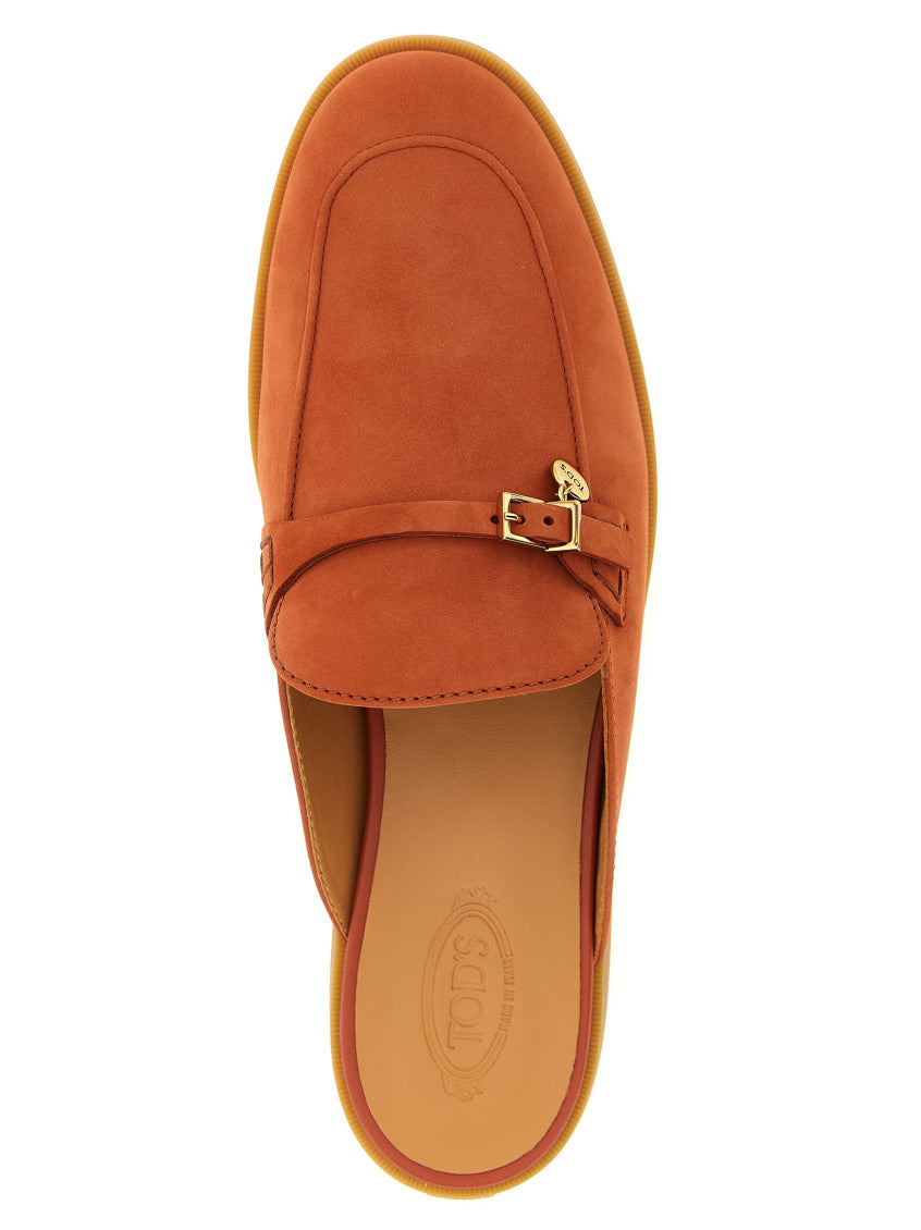 Orange Solid Sabots Slides 4