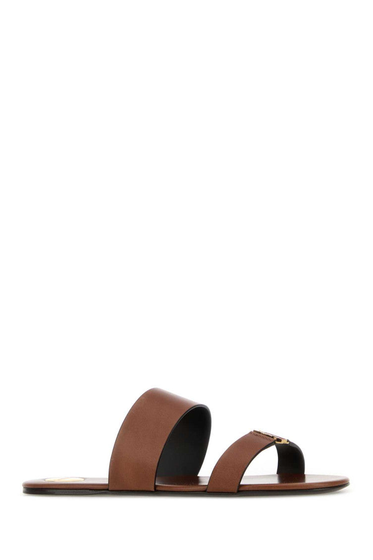 Brown Solid Slides 2