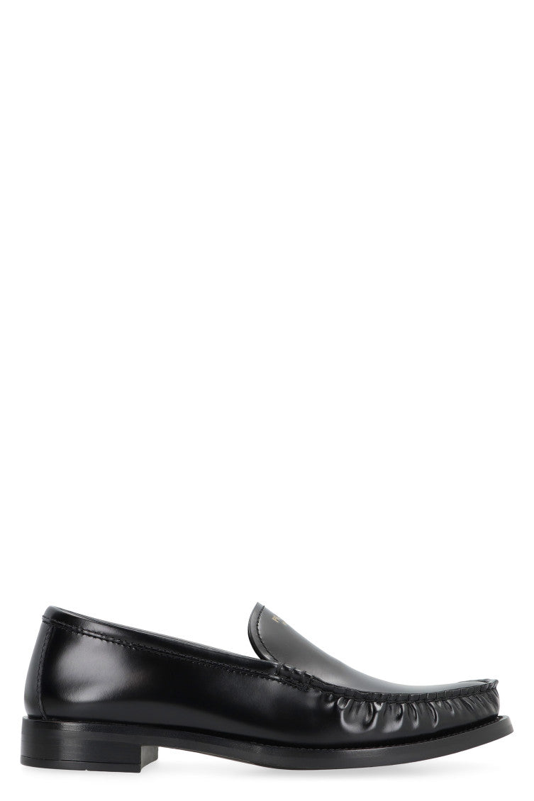 Black Leather Loafers 1