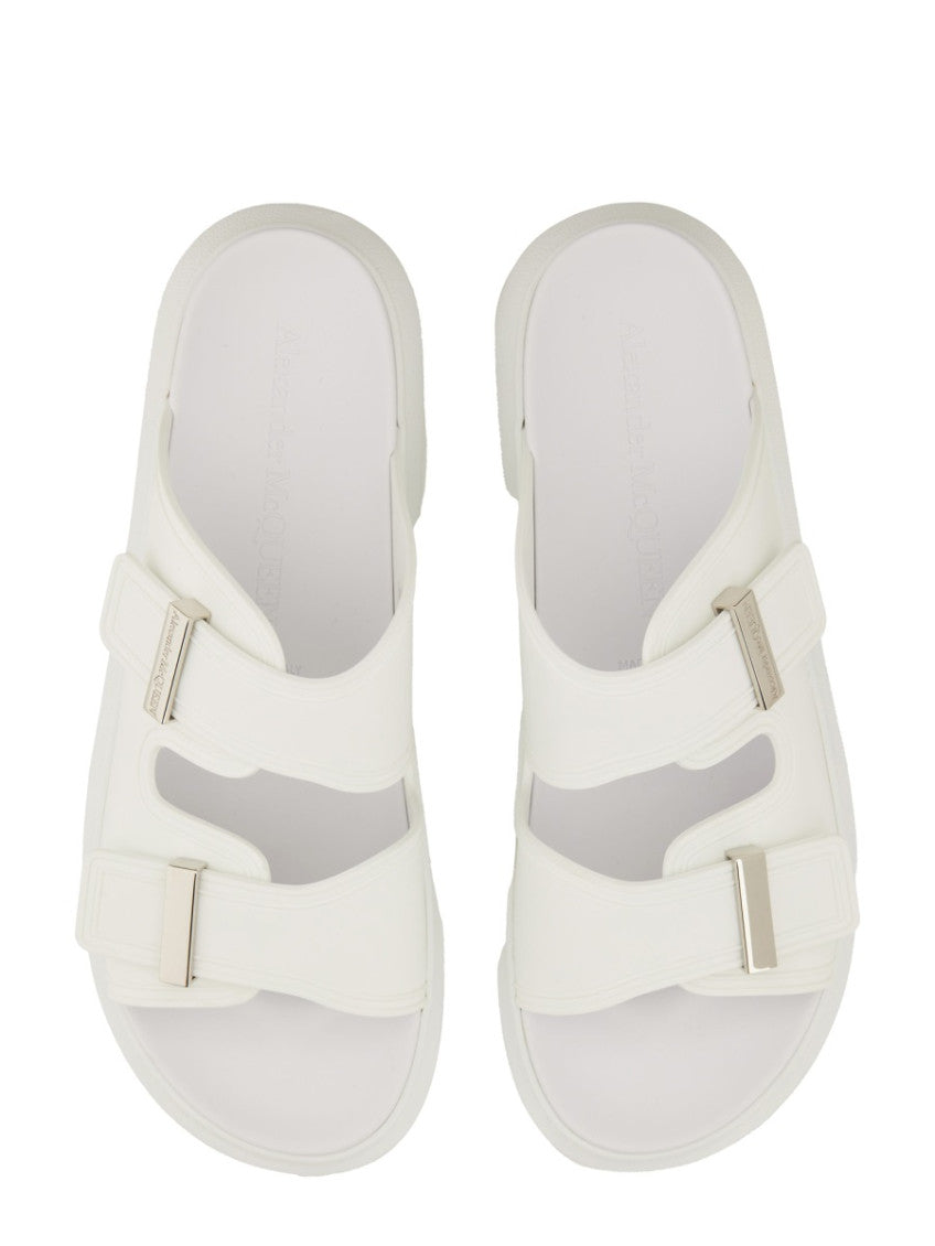 Silver Solid Buckle Slides 3