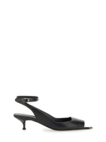 Black Solid Punk Sandals 1