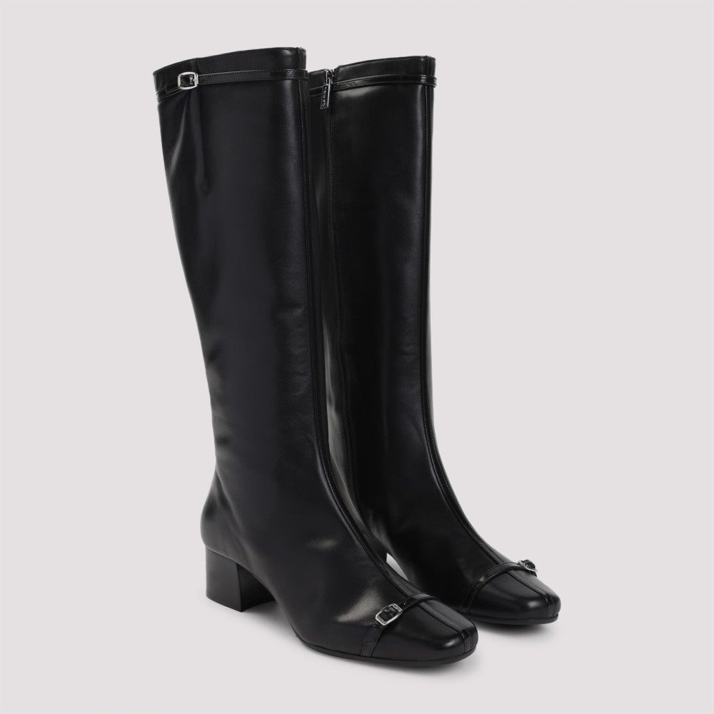Black Leather Boots 5