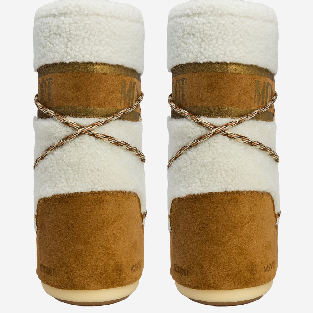 Beige Logo Boots 3