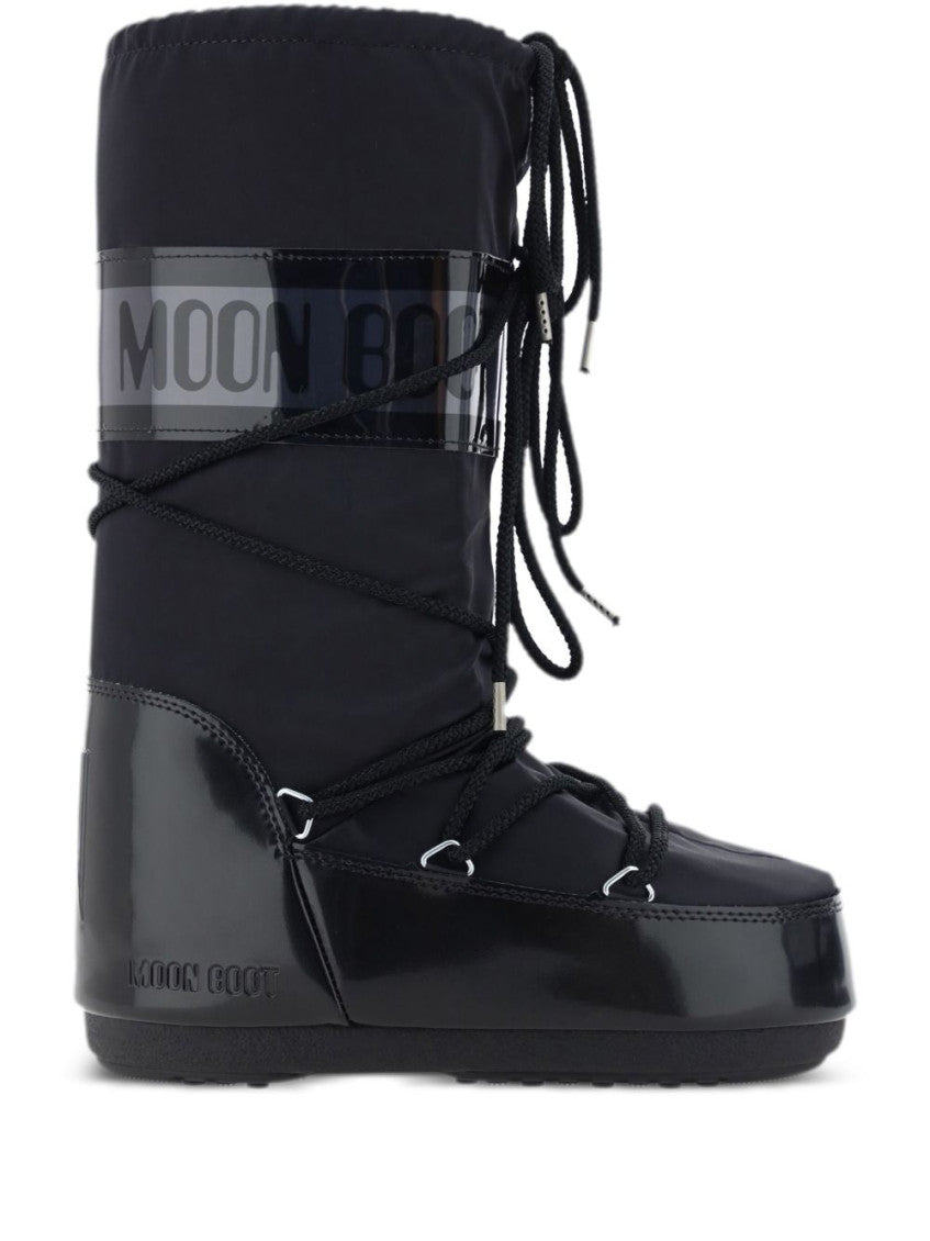 Black Logo Boots 1