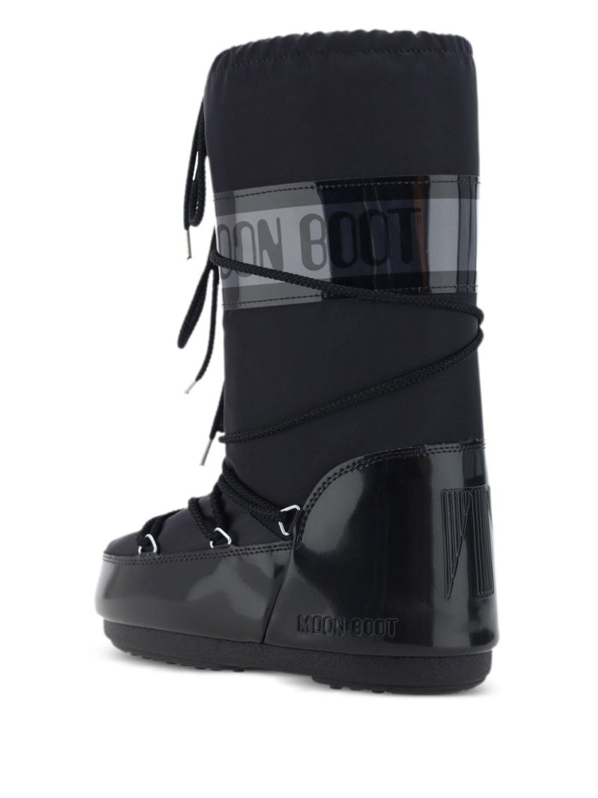 Black Logo Boots 3