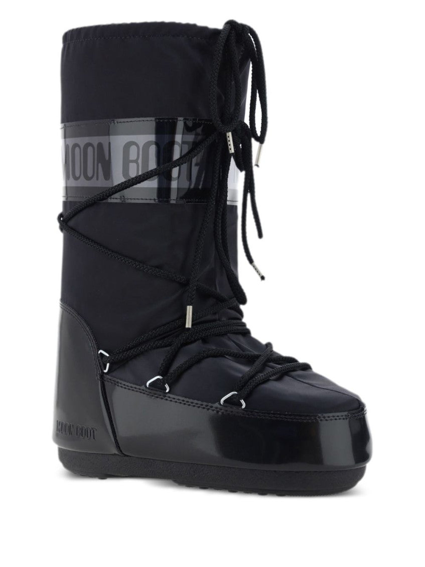 Black Logo Boots 4