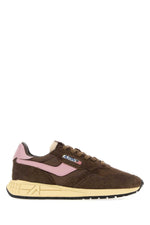 Brown Lace Up Sneakers 1