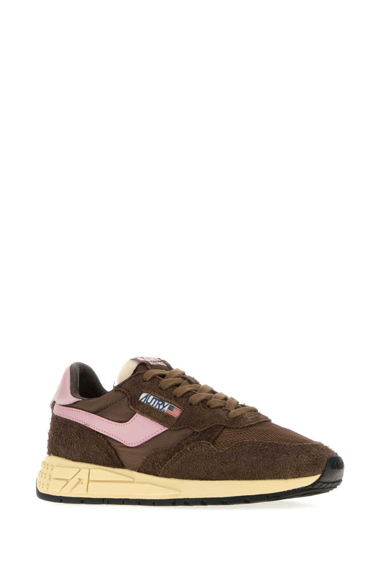 Brown Lace Up Sneakers 2
