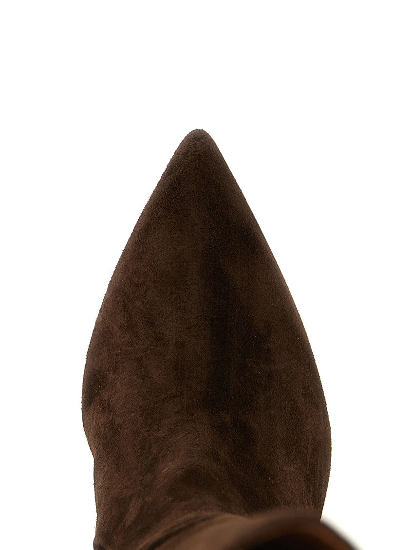 Brown Pointed Toe Boots 4