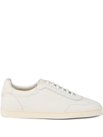 White Leather Sneakers 1