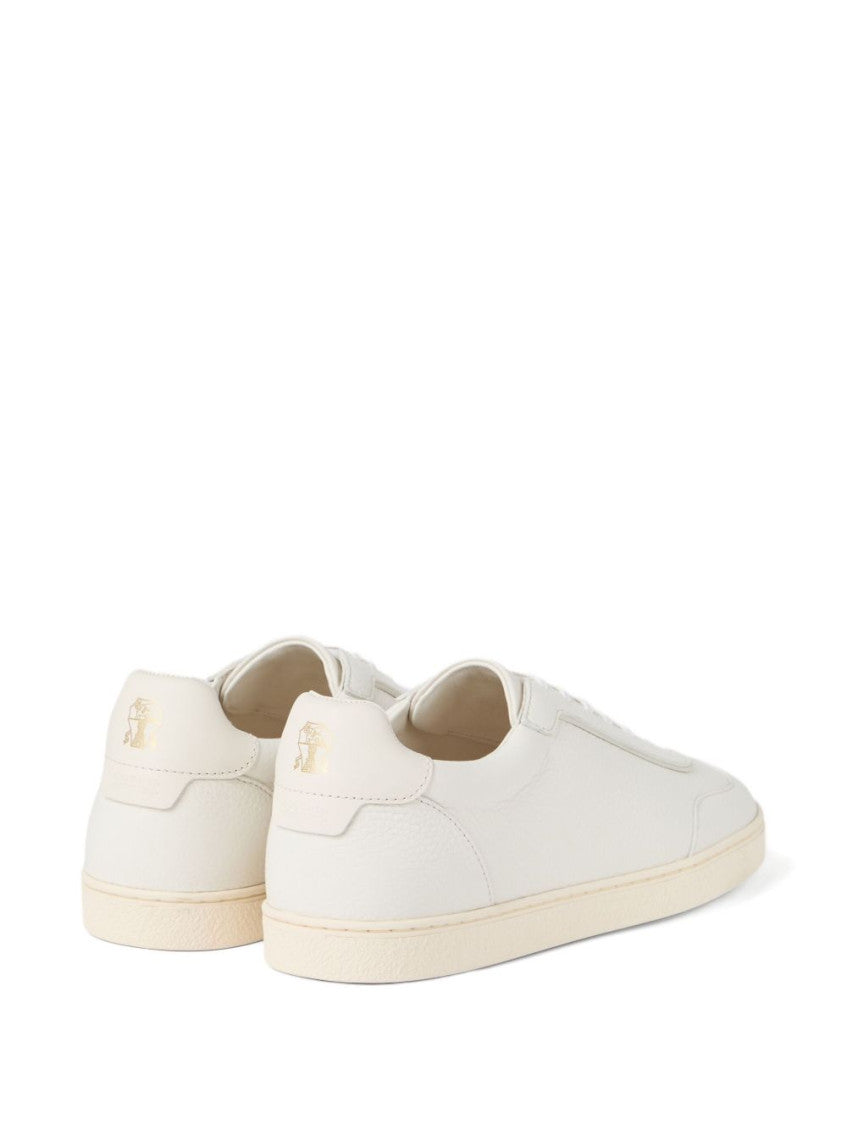 White Leather Sneakers 4