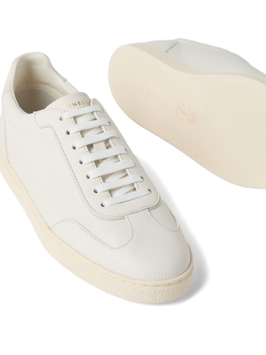 White Leather Sneakers 5