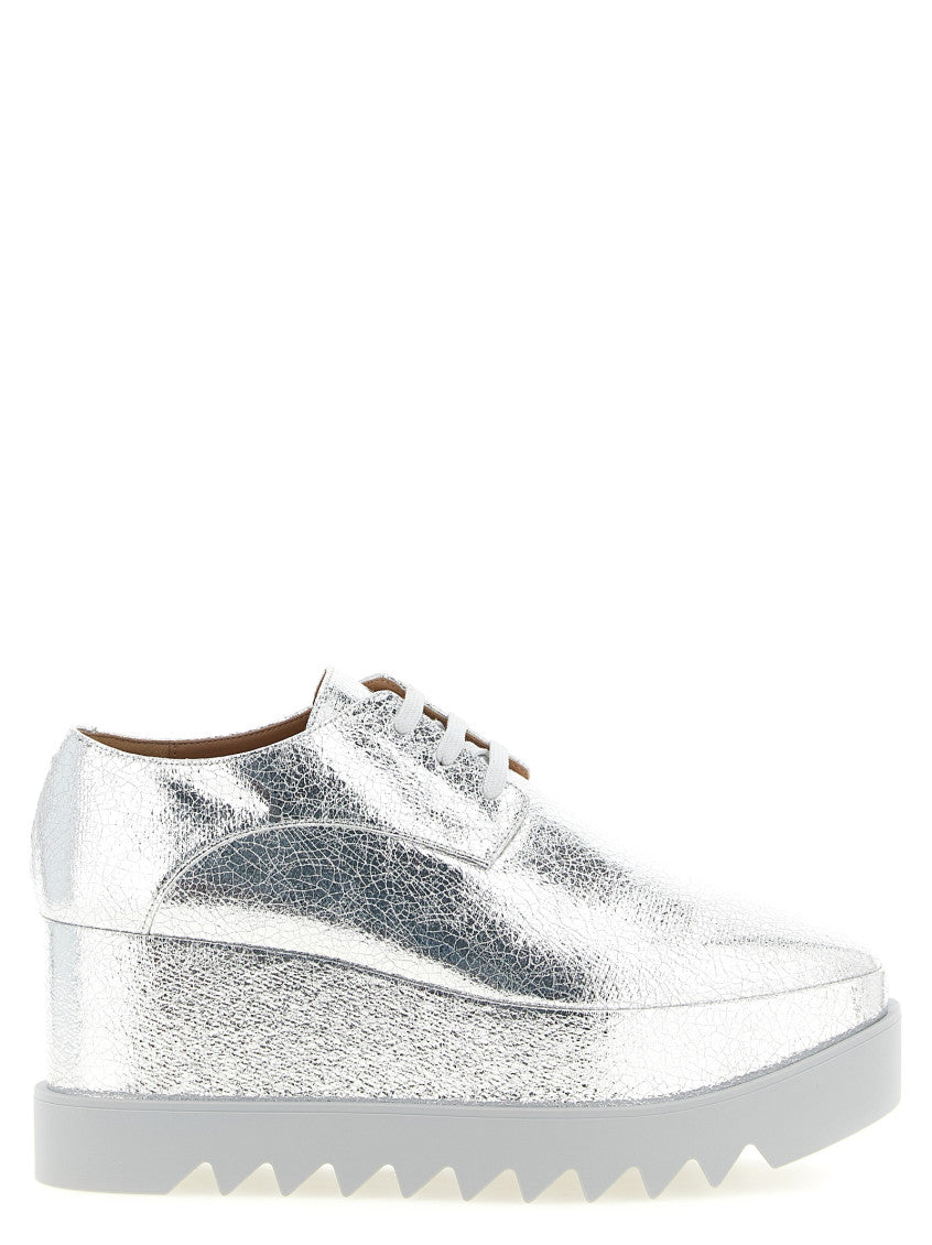 Silver Textured Elyse Sneakers 1