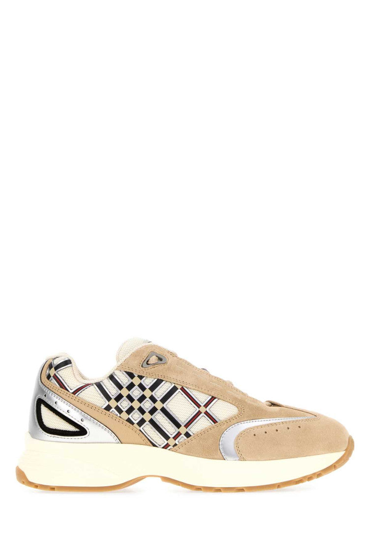 Beige Eclipse Runner Sneakers 1