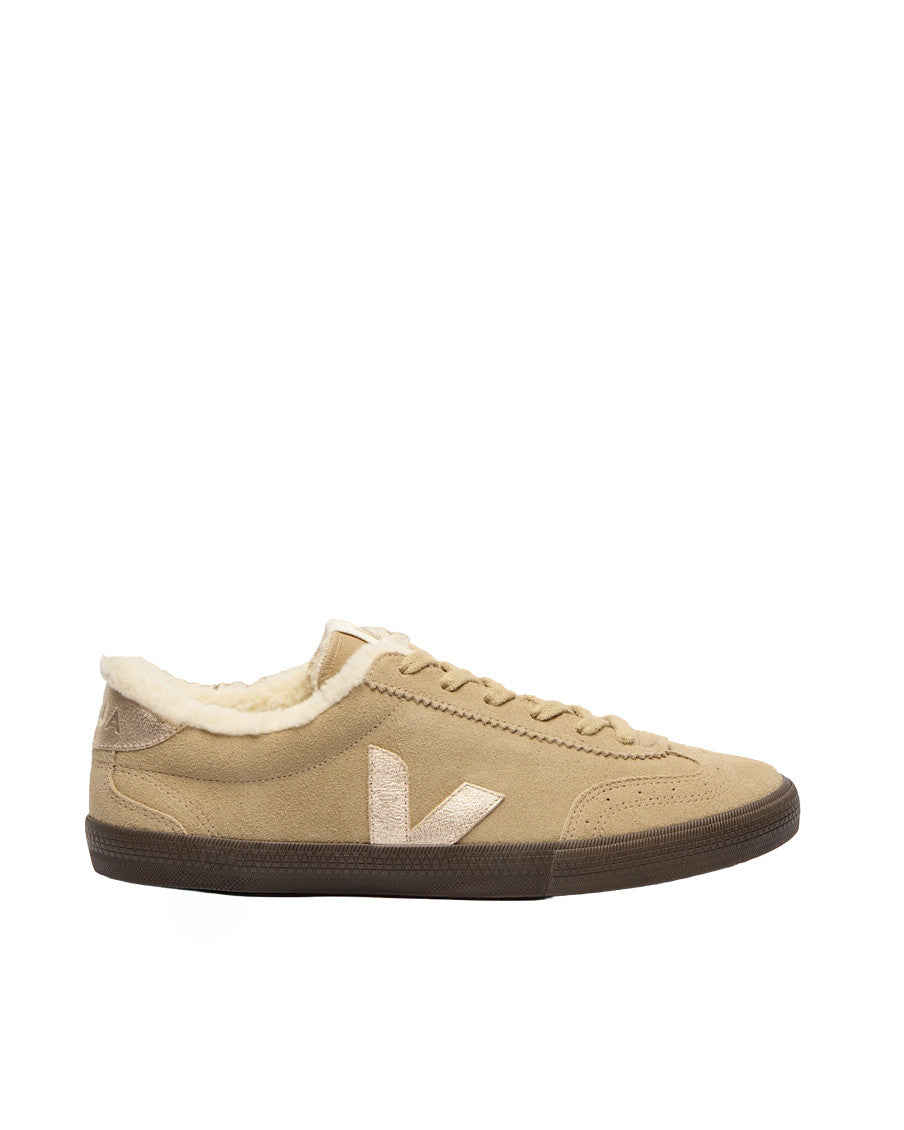 Beige Solid Volley Sneakers 1