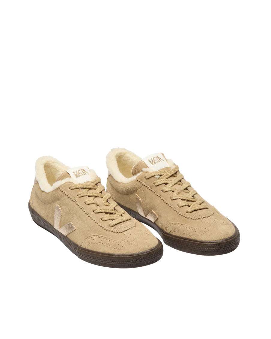 Beige Solid Volley Sneakers 2