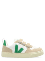 White Color Block Sneakers 1