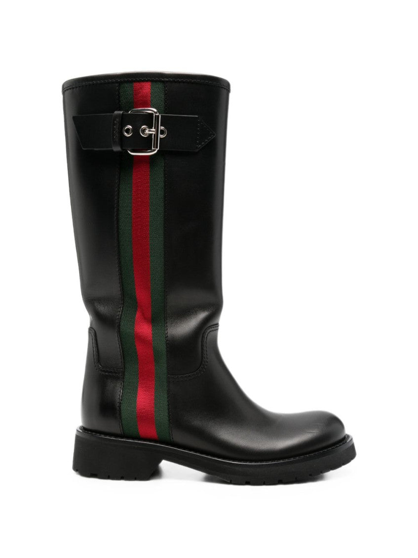 Black Stripes Boots 1