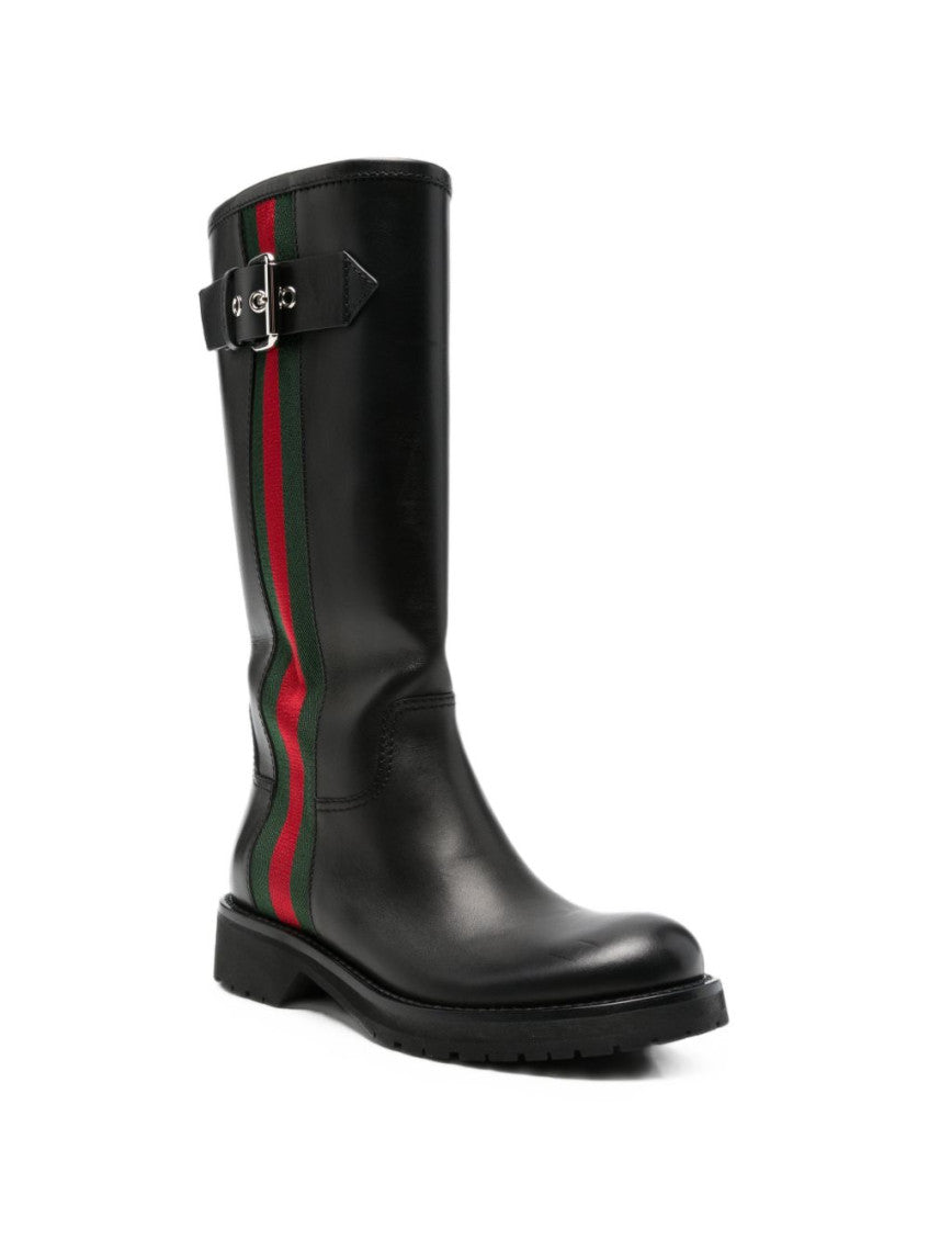 Black Stripes Boots 2