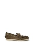 Khaki Tassel Loafers 1
