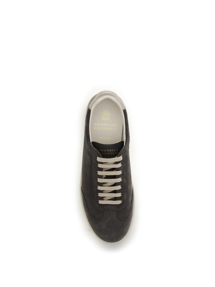 Grey Suede Sneakers 4