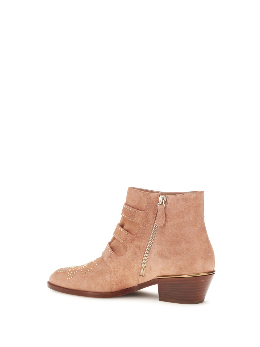 Pink Embellished Boots 3