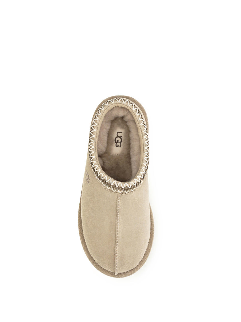 Beige Logo Mules 4