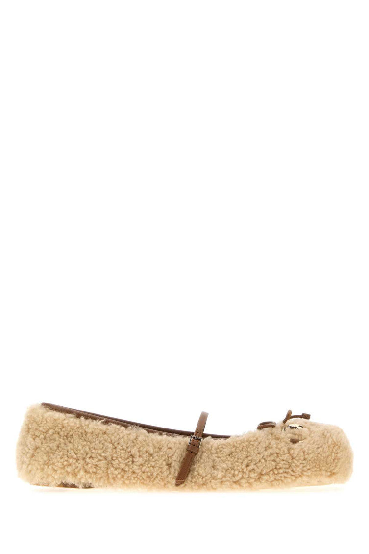 Beige Slip-on Ballet Flat 1