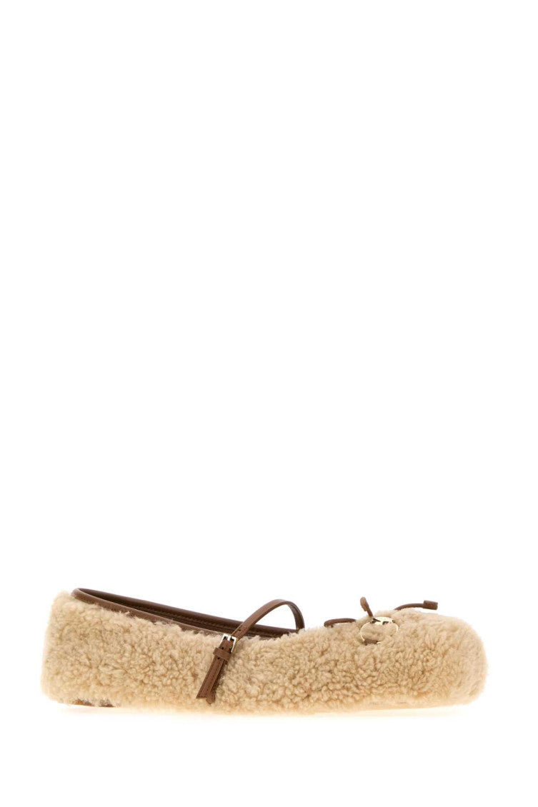 Beige Slip-on Ballet Flat 2