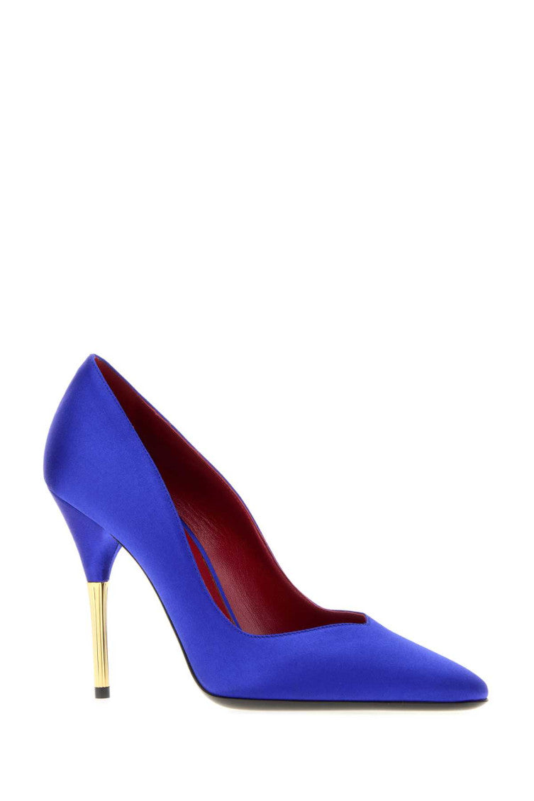 Dark Blue Slip On Pumps 2