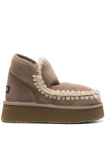 Grey Eskimo Platform Boots 1