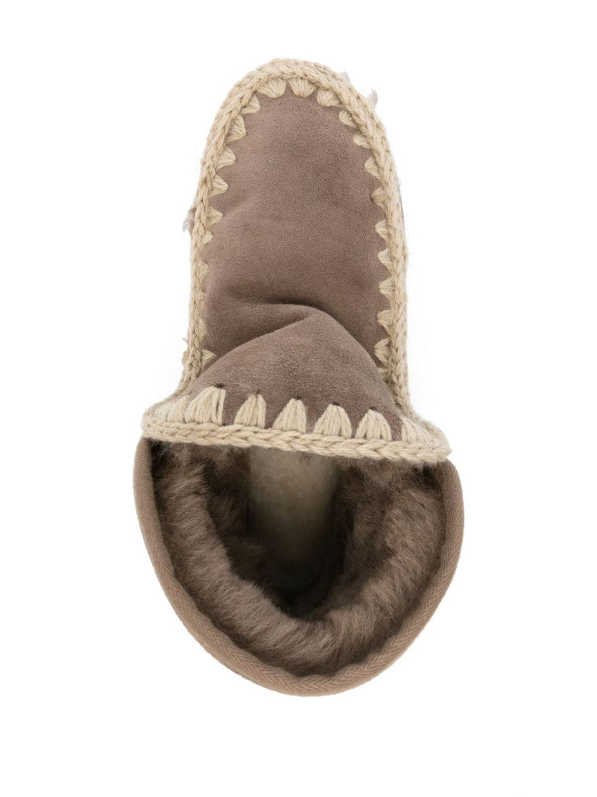 Grey Eskimo Platform Boots 3
