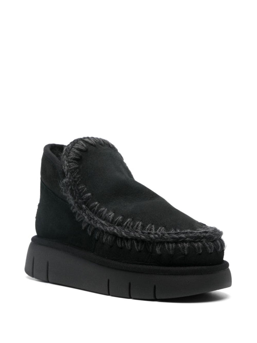 Black Eskimo Platform Boots 4