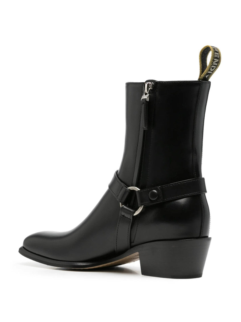 Black Zipper Boots 3