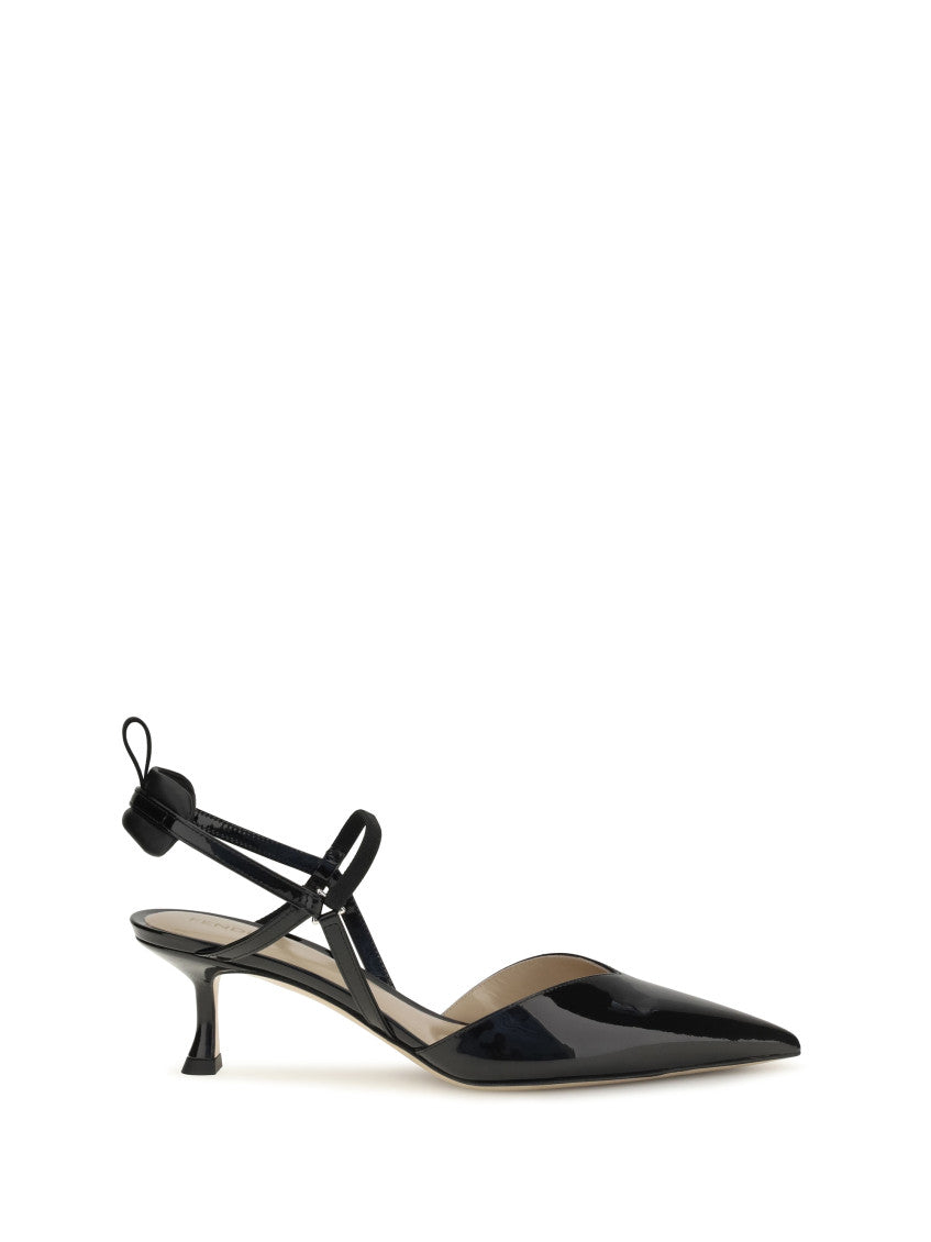 Black Leather Pumps 1