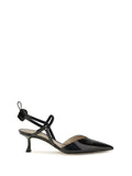 Black Leather Pumps 1