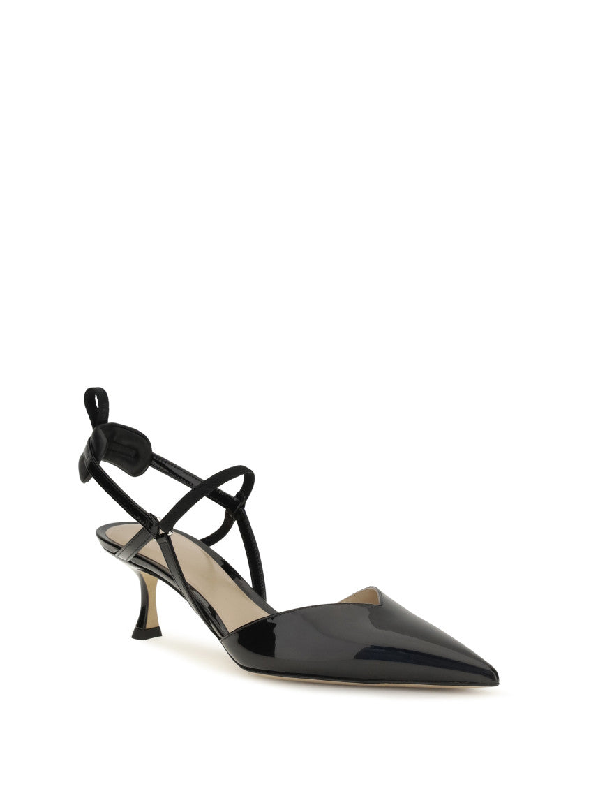 Black Leather Pumps 2