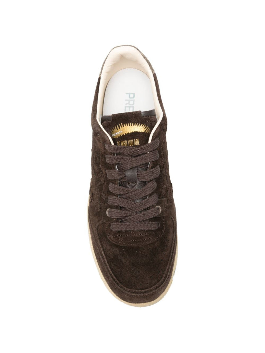 Brown Lace-up Sneakers 4