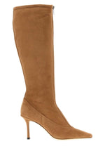 Light Brown Zipper Boots 1