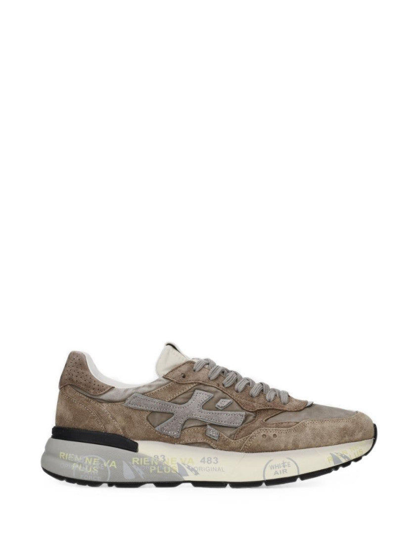 Brown Logo Sneakers 1
