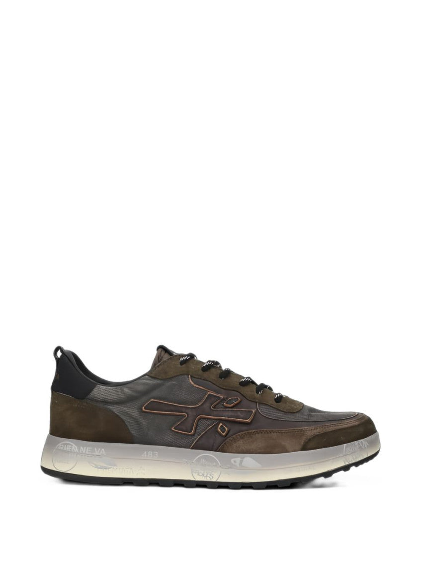 Brown Lace-up Sneakers 1