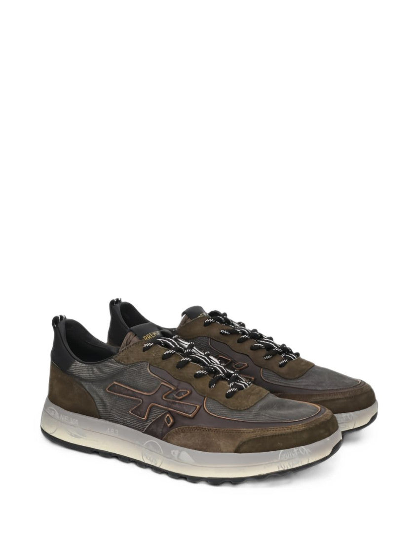Brown Lace-up Sneakers 3