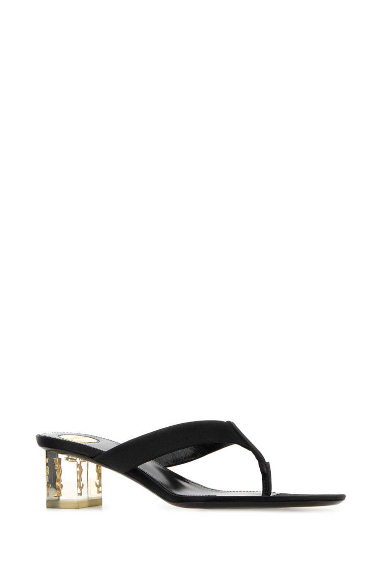 Black Slip On Mules 2
