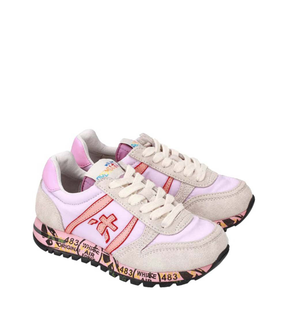 Girls Pink Logo Sneakers 2