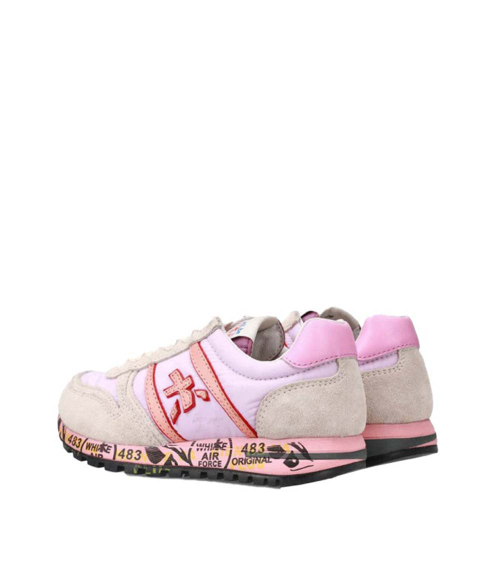 Girls Pink Logo Sneakers 3