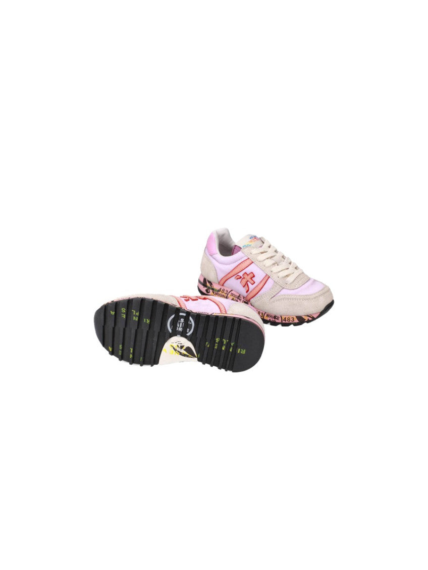 Girls Pink Logo Sneakers 4