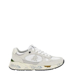 White Lace-up Sneakers 1
